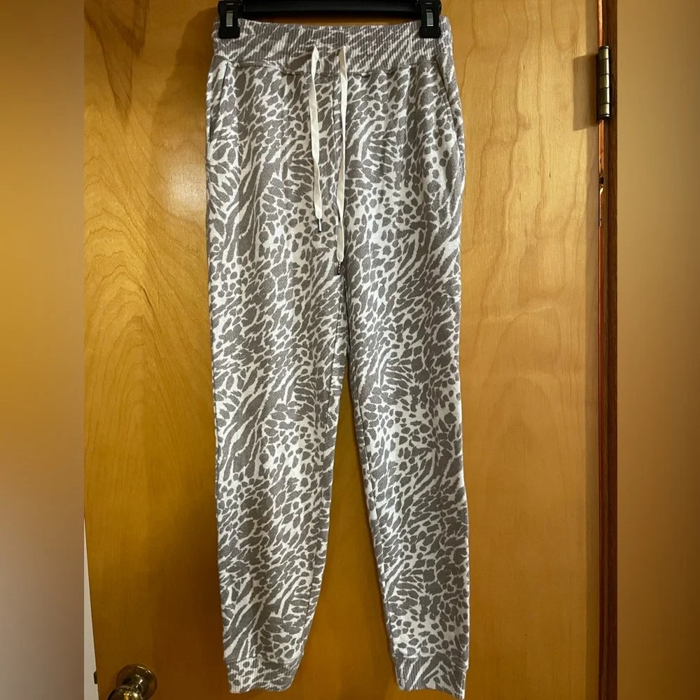 Rails Oakland Natural Animal Spots Sweatpants Jogger Size Extra Small